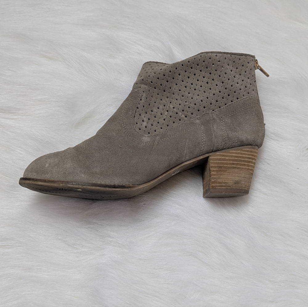 Women's DV Dolce Vita Suede Ankle Booties - Taupe